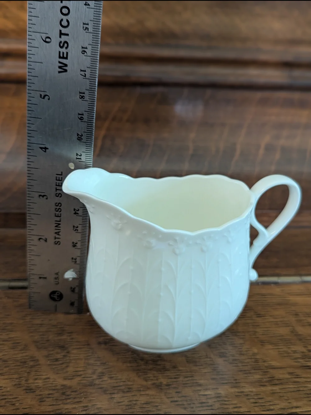 Mikasa White Silk Bone China Creamer A7050 Japan